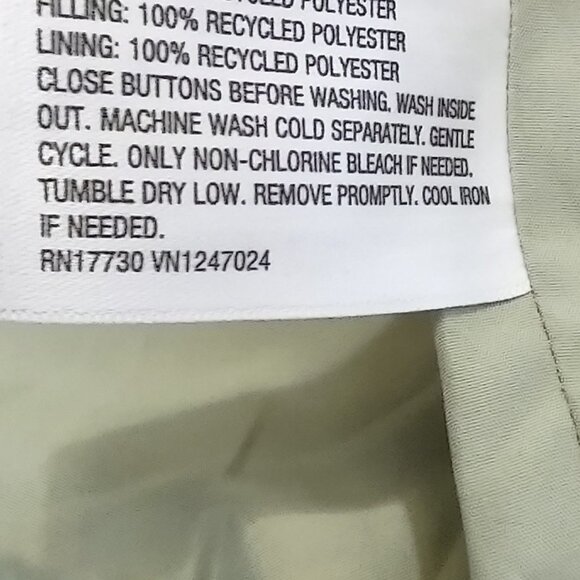 Original Use Green Sage Lightweight Quilted Shirt Jacket XL Pockets Front - Picture 10 of 12